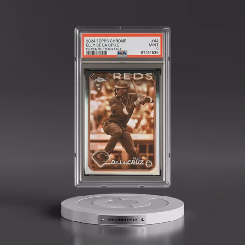 2024 Topps Chrome #44 Elly de La Cruz - Sepia Refractor (PSA 9 MINT)