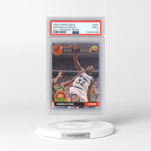 1992 Upper Deck All-Division #AD1 Shaquille O'Neal (PSA 9 MINT)