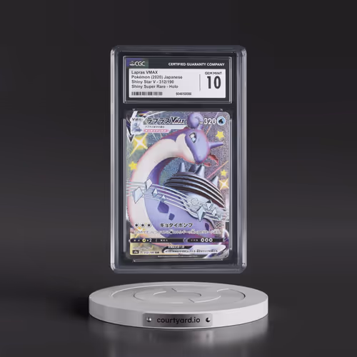 2020 Shiny Star V #312/190 Lapras VMAX - Shiny Super Rare Holo (CGC 10 GEM MINT)