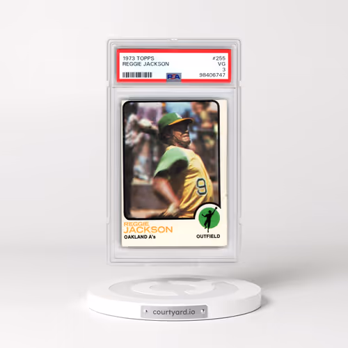 1973 Topps #255 Reggie Jackson (PSA 3 VG)