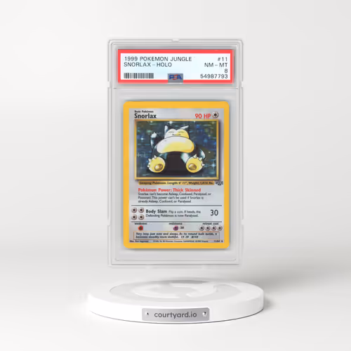1999 Pokémon Jungle #11 Snorlax - Holo (PSA 8 NM-MT)