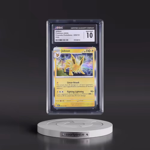 2025 Prismatic Evolutions - PRE EN #029/131 Jolteon - Holo (CGC 10 GEM MINT)