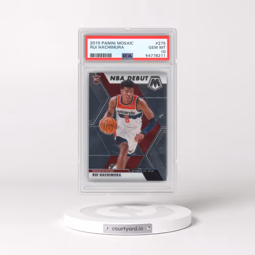 2019 Panini Mosaic #275 Rui Hachimura (PSA 10 GEM MINT)