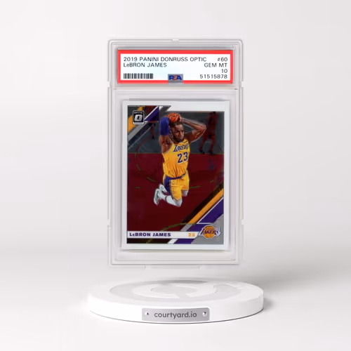 2019 Panini Donruss Optic #60 LeBron James (PSA 10 GEM MINT)