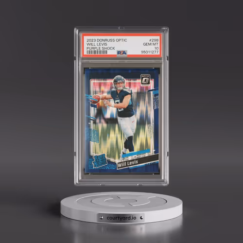 2023 Panini Donruss Optic #298 Will Levis - Purple Shock (PSA 10 GEM MINT)