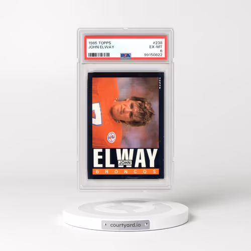 1985 Topps #238 John Elway (PSA 6 EX-MT)