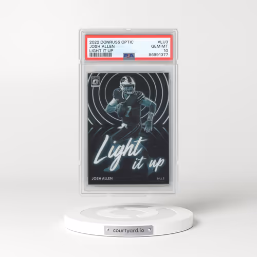 2022 Panini Donruss Optic Light It Up #LU3 Josh Allen (PSA 10 GEM MINT)