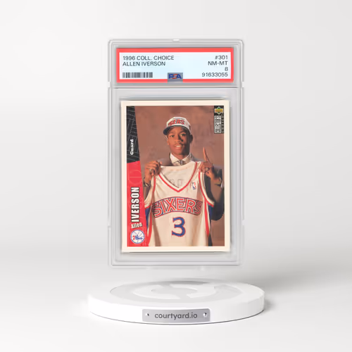 1996 Collector's Choice #301 Allen Iverson (PSA 8 NM-MT)