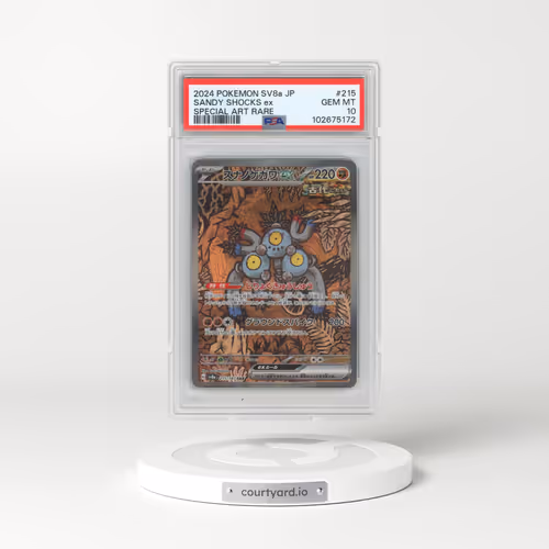 2024 Pokémon Sv8a-Terastal Fest EX #215 Sandy Shocks EX - Holo Special Art Rare (PSA 10 GEM MINT)