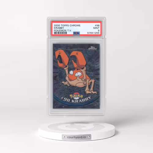 2000 Topps Chrome Pokémon T.V. #98 Krabby (PSA 9 MINT)