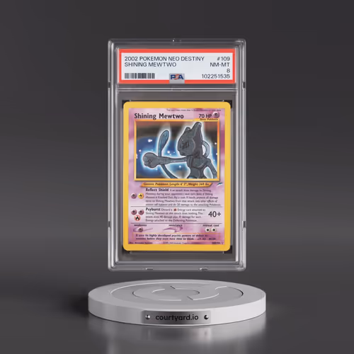 2002 Pokémon Neo Destiny #109 Shining Mewtwo - Holo (PSA 8 NM-MT)