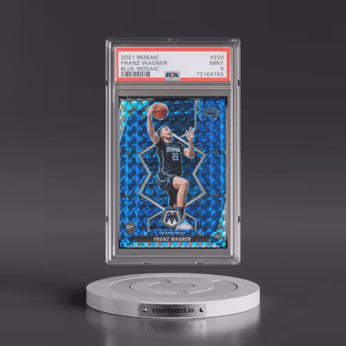 2021 Panini Mosaic #220 Franz Wagner - Blue Mosaic (PSA 9 MINT)
