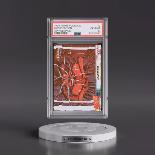 1999 Topps Pokémon the Movie Edt #2 Movie Edition - Awakenings (PSA 10 GEM MINT)