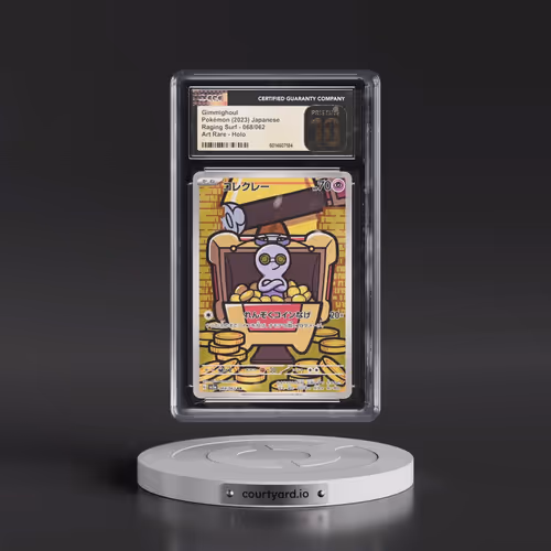 2023 Pokémon Sv3a-Raging Surf #068 Gimmighoul - Art Rare (CGC 10 PRISTINE)