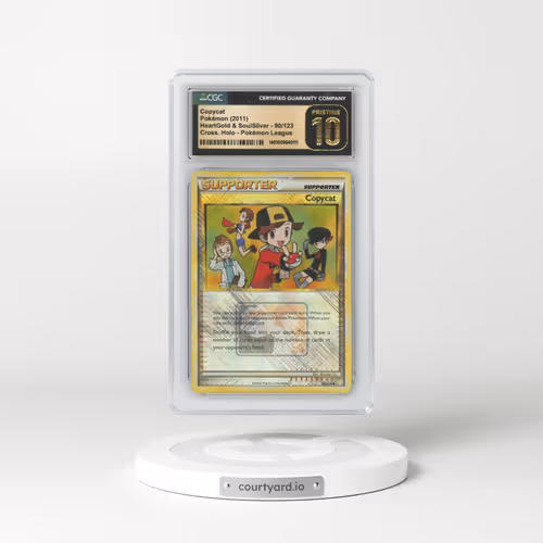 2010 HeartGold & SoulSilver #90/123 Copycat - Crosshatch Holo (Cross. Holo) Pokémon League (CGC 10 PRISTINE)