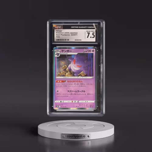 2021 Dark Phantasma #023/071 Gengar - Holo (CGC 7.5 NM+)
