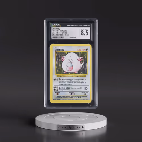 1999 Base Set #3/102 Chansey - Shadowless Shadowless Holo (CGC 8.5 NM-MT+)