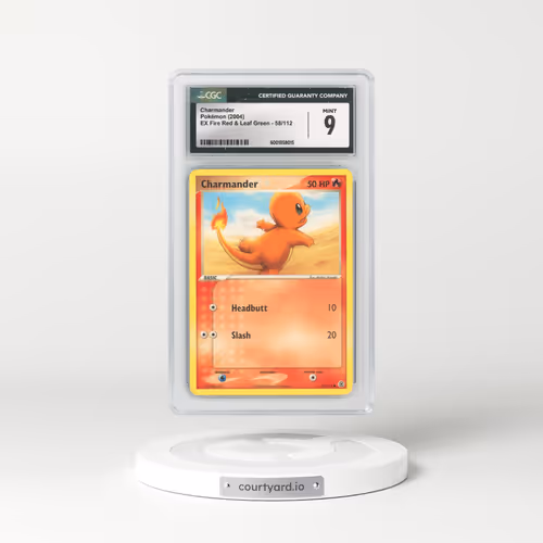 2004 EX Fire Red & Leaf Green #58/112 Charmander (CGC 9 MINT)