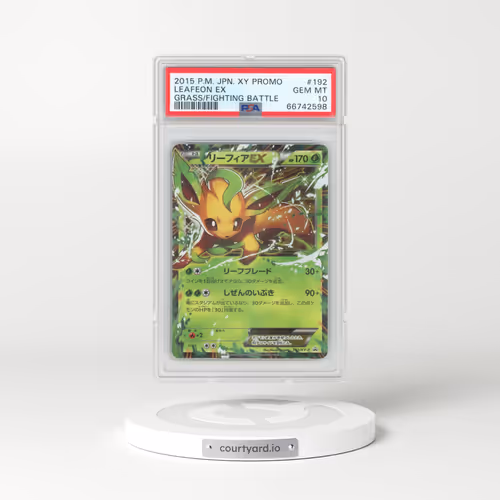 2015 Pokémon XY Promo #192 Leafeon EX - Holo Grass/Fighting Battle (PSA 10 GEM MINT)