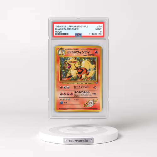 1999 Pokémon Gym 2 #59 Blaine's Arcanine - Holo (PSA 9 MINT)