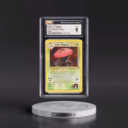 2000 Gym Heroes #5/132 Erika's Vileplume - Holo (CGC 9 MINT)