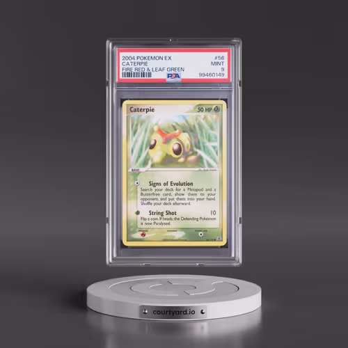 2004 Pokémon EX Fire Red & Leaf Green #56 Caterpie (PSA 9 MINT)