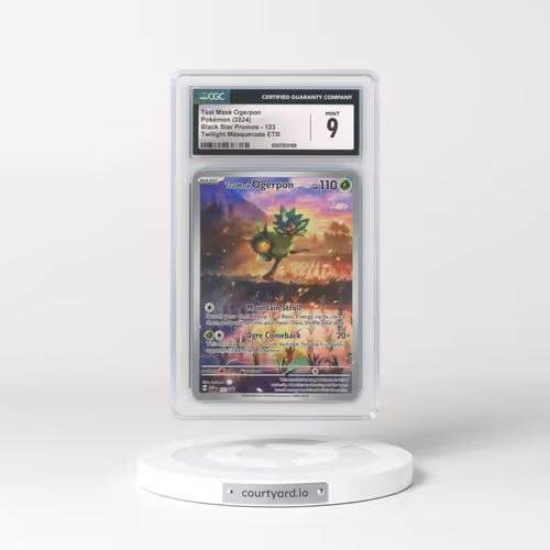 2023 Black Star Promos - Scarlet & Violet SVP EN #123 Teal Mask Ogerpon - Twilight Masquerade ETB (CGC 9 MINT)