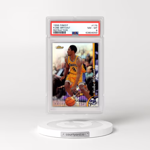 1998 Finest #175 Kobe Bryant - Refractor (PSA 8 NM-MT)