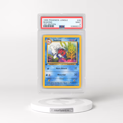 1999 Pokémon Jungle #46 Seaking - 1st Edition (PSA 9 MINT)