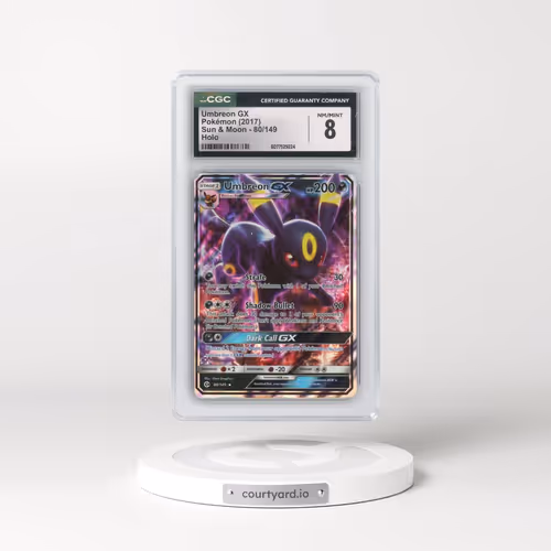 2017 Sun & Moon #80/149 Umbreon GX - Holo (CGC 8 NM-MT)