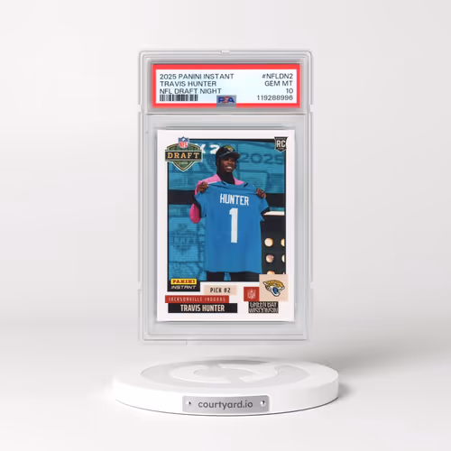 2025 Panini Instant NFL Draft Night #NFLDN2 Travis Hunter (PSA 10 GEM MINT)