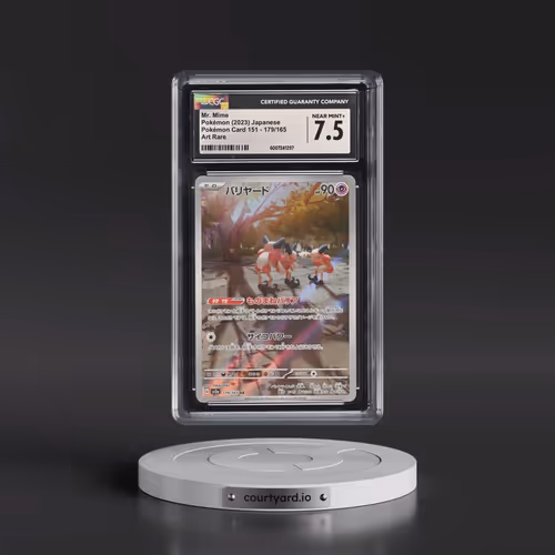 2023 Pokémon Card 151 #179/165 Mr. Mime - Art Rare Holo (CGC 7.5 NM+)