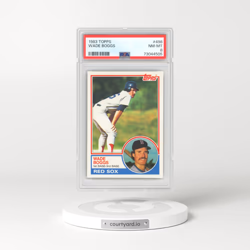 1983 Topps #498 Wade Boggs (PSA 8 NM-MT)