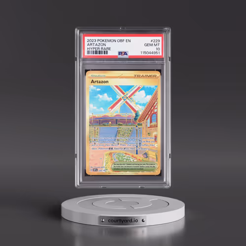 2023 Pokémon Obf EN-Obsidian Flames #229 Artazon - Hyper Rare (PSA 10 GEM MINT)