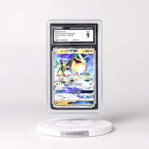 2018 Pokémon Sun & Moon Ultra Shiny GX #098 Rayquaza GX - Holo (CGC 9 MINT)