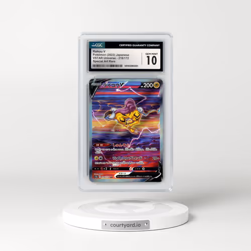 2022 VSTAR Universe #218/172 Raikou V - Holo Special Art Rare (CGC 10 GEM MINT)