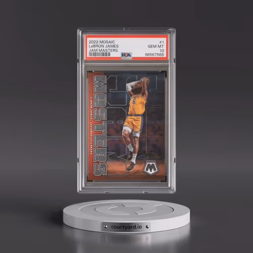 2022 Panini Mosaic Jam Masters #1 LeBron James (PSA 10 GEM MINT)