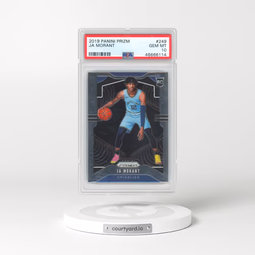 2019 Panini Prizm #249 Ja Morant (PSA 10 GEM MINT)