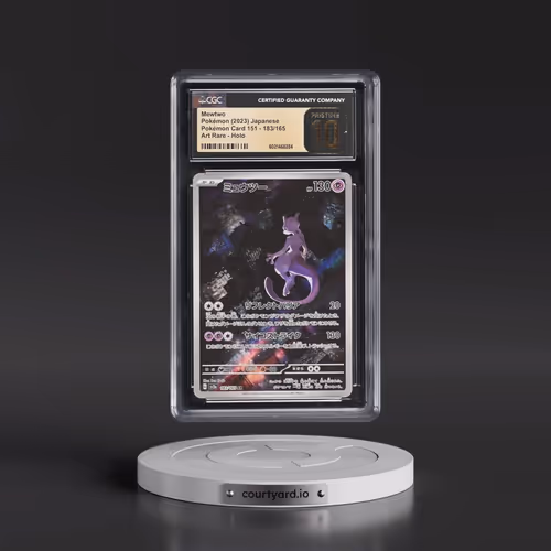 2023 Pokémon Card 151 #183/165 Mewtwo - Art Rare Holo (CGC 10 PRISTINE)