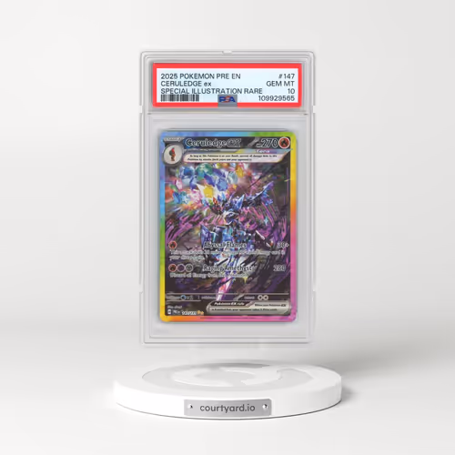 2025 Pokémon Pre EN-Prismatic Evolutions #147 Ceruledge EX - Holo Special Illustration Rare (PSA 10 GEM MINT)