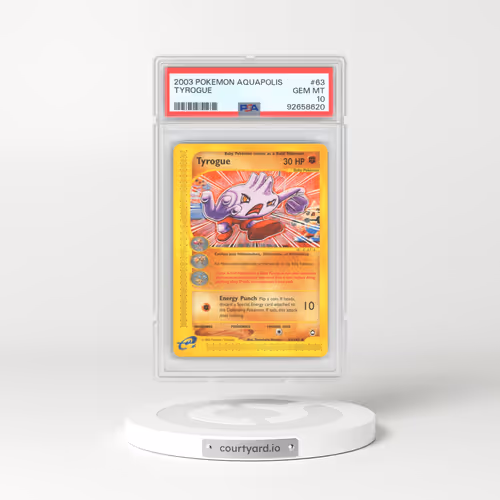 2003 Aquapolis #63 Tyrogue (PSA 10 GEM MINT)
