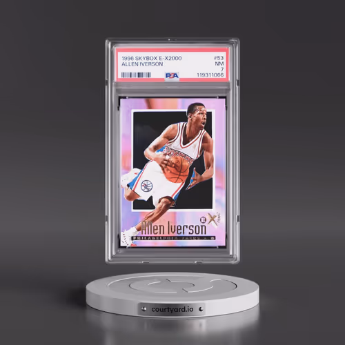 1996 Skybox E-X2000 #53 Allen Iverson (PSA 7 NM)