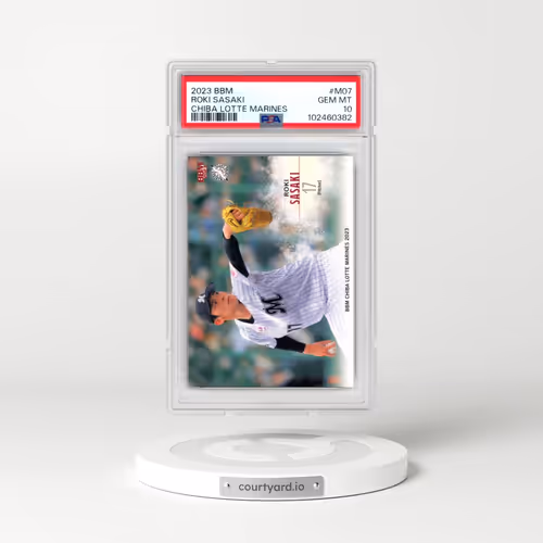 2023 BBM Chiba Lotte Marines #M07 Roki Sasaki (PSA 10 GEM MINT)