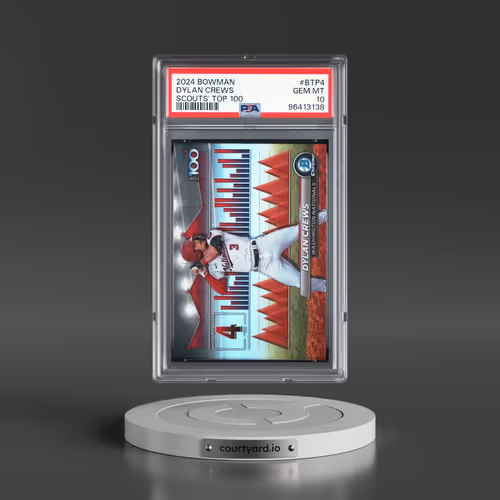 2024 Bowman Bowman Scouts' Top 100 #BTP4 Dylan Crews (PSA 10 GEM MINT)
