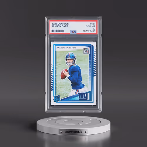 2025 Panini Donruss #400 Jaxson Dart (PSA 10 GEM MINT)