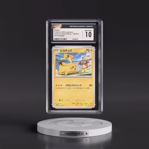 2022 Scarlet & Violet Promos #120/SV-P Pikachu - Gift Campaign (CGC 10 GEM MINT)