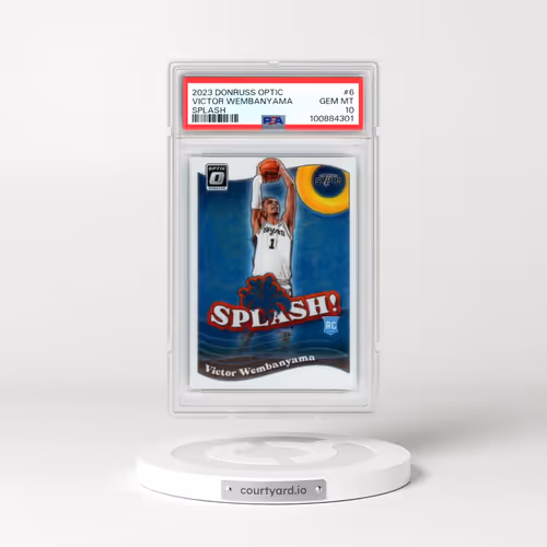 2023 Panini Donruss Optic Splash #6 Victor Wembanyama (PSA 10 GEM MINT)