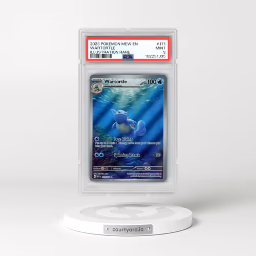 2023 Pokémon Mew EN-151 #171 Wartortle - Illustration Rare (PSA 9 MINT)