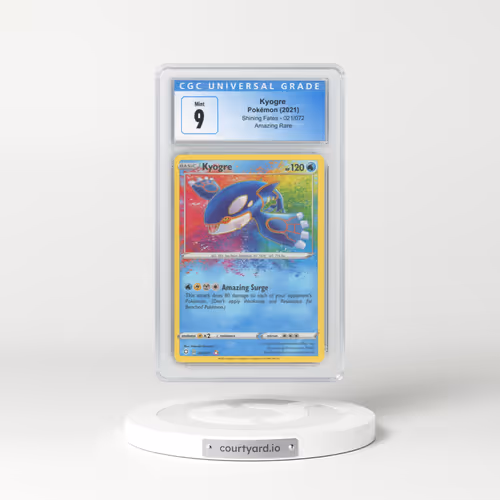 2021 Shining Fates #21 Kyogre (CGC 9 MINT)