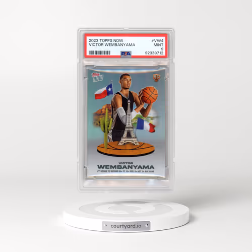 2023 Topps Now #VW4 Victor Wembanyama (PSA 9 MINT)